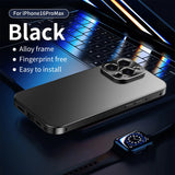 Luxury Aluminum Metal Frame Case for iPhone