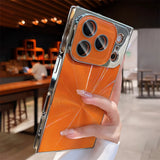 Luxury Glitter Squared Aurora Glossy Case For iPhone