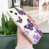 Purple Butterflies Cute Case For iPhone