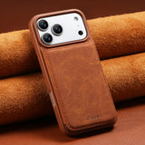 Luxury Leather Wallet Card Slots Stand Case For iPhone