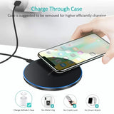 Wireless Charger For iPhone Induction Fast Charging Pad Dock Station For Samsung  Xiaomi Huawei