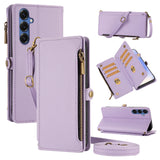 Flip Wallet Style with Multiple Card Slots Leather Case For Samsung