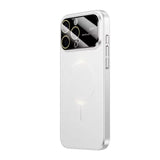 Luxury Camera Large Window Magnetic Case for iPhone