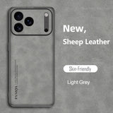 Luxury Leather Shockproof Case For iPhone