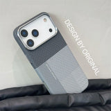 Ultra-thin contrast-color magnetic hard case For iPhone