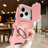 Rotating Flip Full Lens Protection Magnetic Case For iPhone
