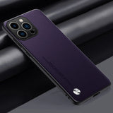 Luxury PU Soft Silicone Leather Case For iPhone