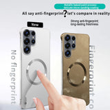 Ultra Thin Metallic Paint Magnetic Frameless Case For Samsung
