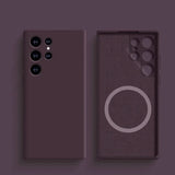 Liquid Silicone Magnetic Shockproof Case For Samsung