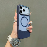 Armor Matte Magnetic Leather For Case For iPhone