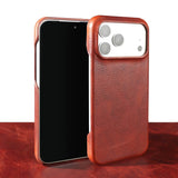 Genuine Leather Aesthetic Vintage Case for iPhone