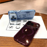 Bling Glitter Stand Holder Clear Case For iPhone