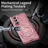 Mechanical Plating Texture Protection Case For Samsung