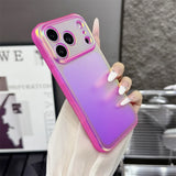 Laser Color Frosted Translucent Case for iPhone