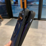 Frosted Armor Bracket Ring Holder Case For iPhone