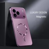 Slim Silky Matte Hard Magnetic Case For iPhone