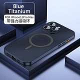 Aluminum Metal Frame Magnetic Case For iPhone