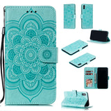 Luxury Magnetic Leather Wallet Flip Case For iPhone