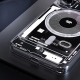 Clear Magnetic Circuit Board Case For Samsung