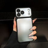 Original Gradient Matte Shockproof Liquid Silicone Case For iPhone