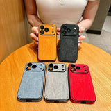 Luxury Matte Shockproof Bumper Case For iPhone
