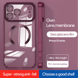 Luxury Transparent Magnetic Case For iPhone