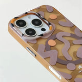 MagSafe Magnetic Geometric Graffiti Hard Case for iPhone