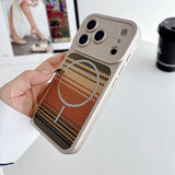 Luxury Anti-slip Frame Armor Magnetic Case For iPhone