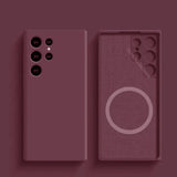 Liquid Silicone Magnetic Shockproof Case For Samsung