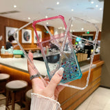 Gradient Quicksand Soft TPU+Hard Bumper Case For iPhone