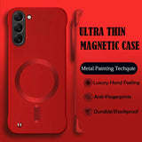 Luxury Ultra Hard PC Magnetic Bumper Case For Samsung