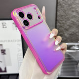 Laser Color Frosted Translucent Case for iPhone