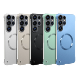 Ultra Thin Metallic Paint Magnetic Frameless Case For Samsung