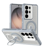 Honeycomb Cooling Magnetic Kickstand Case for Samsung