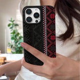 Vintage Totem Shockproof Leather Case For iPhone