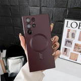 Luxury Matte Magnetic Magsafe Wireless Case for Samsung