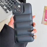 Luxury Down Jacket The Puffer  Case For iPhone