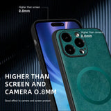 Magnetic Leather Protective Case for iPhone