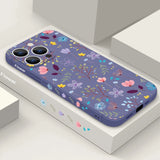 Luxury Flower Buds Lanyard Case For iPhone
