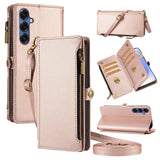 Flip Wallet Style with Multiple Card Slots Leather Case For Samsung