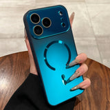 Matte Glitter Laser Magnetic Case for iPhone