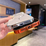 Luxury Plating Tempered Glass Case For iPhone