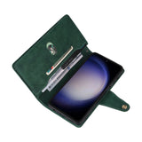 Wallet Multi-card Zipper Leather Case for Samsung