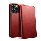 Leather Wallet Flip Case For iPhone