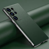 Luxury Leather Plated Edge Case for Samsung