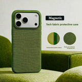 Luxury Tech Woven for Magsafe Magnetic Case for iPhone