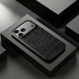 Premium Crocodile Leather Case For iPhone