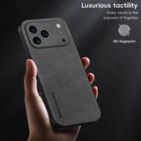 Luxury Sheepskin Vintage Shockproof Case for iPhone