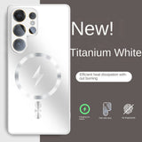 Ultra-thin Matte Magnetic Glass Case For Samsung