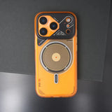 Luxury Mechanical Style Magnetic Case For iPhone
